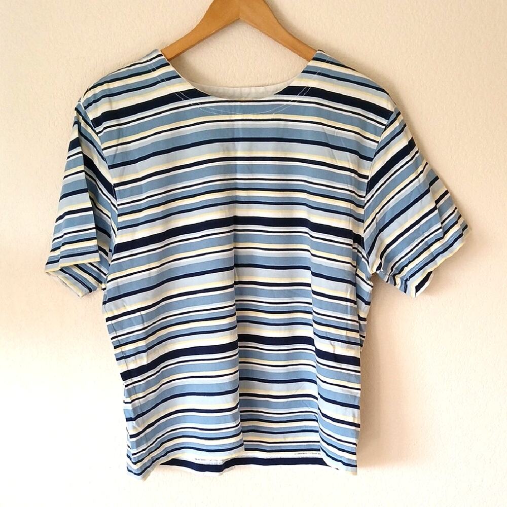 Vintage 90s Blast Striped Short Sleeve Shirt